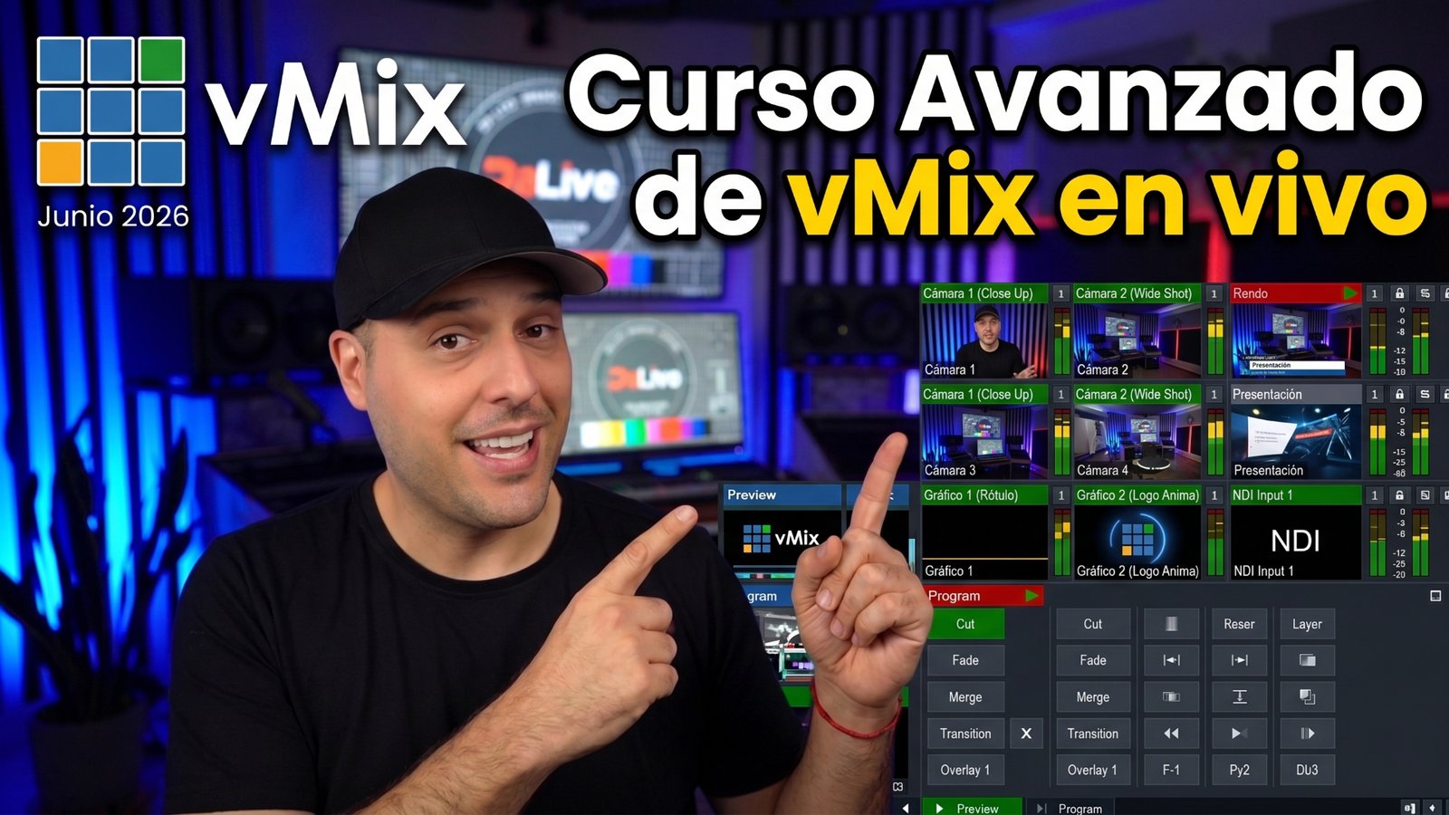 Curso vMix Avanzado – 2 de Junio 2026